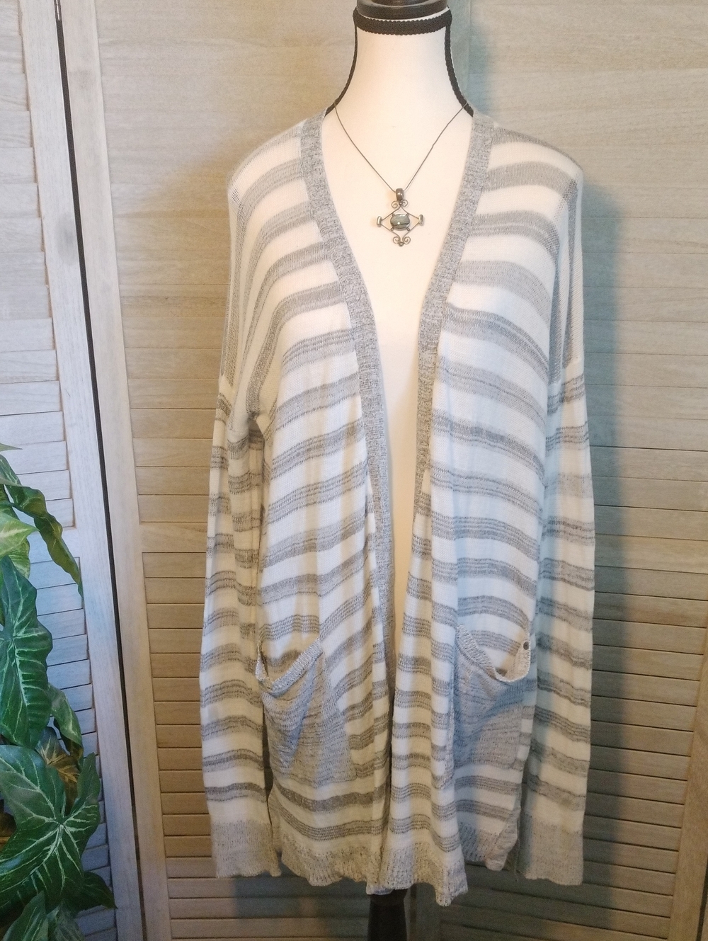 ⚜️ Calvin Klein Jeans Open Front Long Cardigan - Size M
